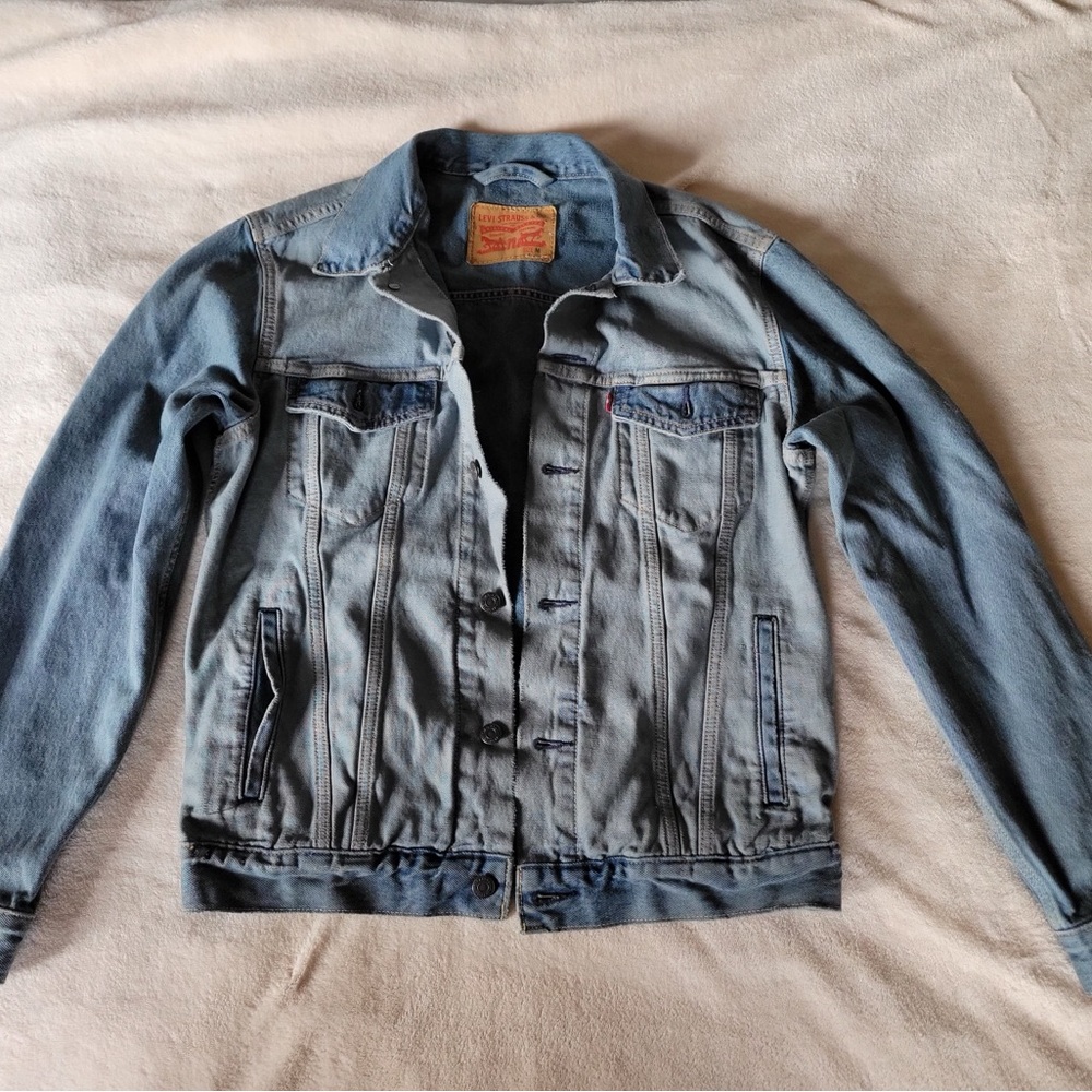 Levi's Blue Lightweight Shirt Jacket Casual Style